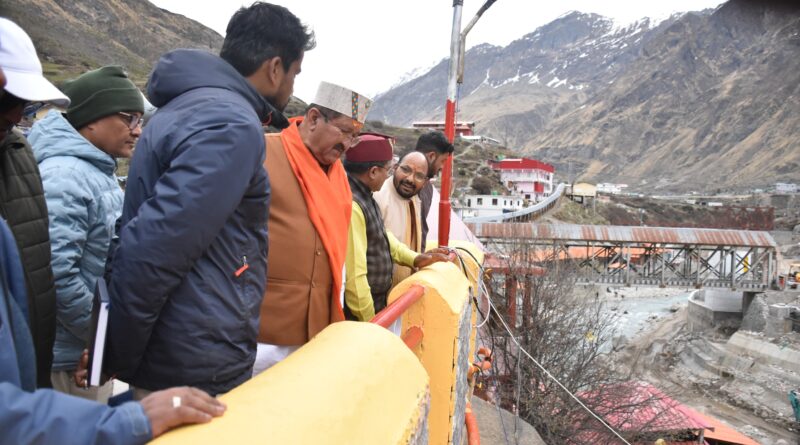 प्रभारी मंत्री भरत सिंह चौधरी ने चारधाम यात्रा तैयारियों का किया निरीक्षण