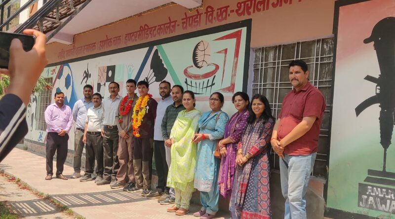 थराली के छात्र राहुल जोशी ने मेरिट सूची में प्राप्त किया 23 वां स्थान