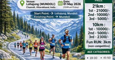 अविरल नंदा रन फॉर चैरिटी दौड़ 1 मई को लोहाजंग में आयोजित