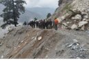 ओलावृष्टि से घेस घाटी में फसलें चौपट, सड़क भी बाधित