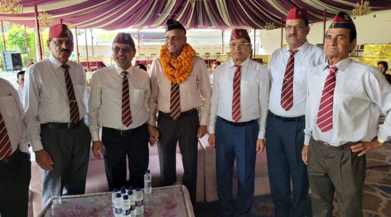 महार (बोर्ड्स) के पूर्व सैनिकों ने धूमधाम से मनाया बटालियन का 78वां स्थापना दिवस