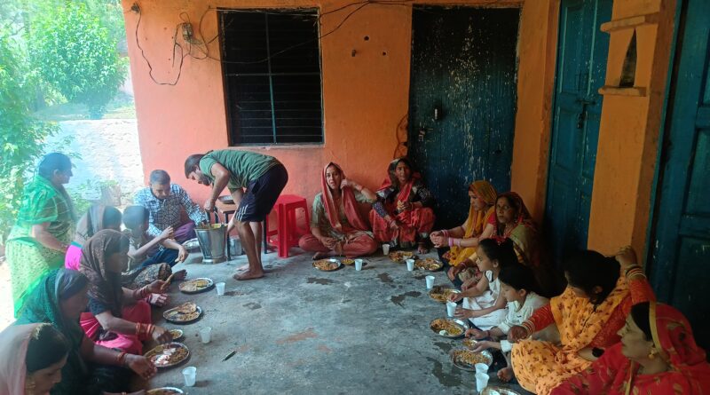 सिद्ध पीठ बामेश्वर में अखंड रामायण पाठ का विशाल भंडारे के साथ समापन