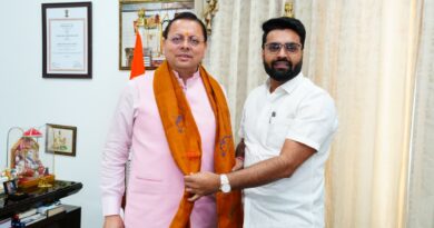 मुख्यमंत्री से मिले भाजपा युवा मोर्चा प्रदेश अध्यक्ष विपुल मैन्दोली
