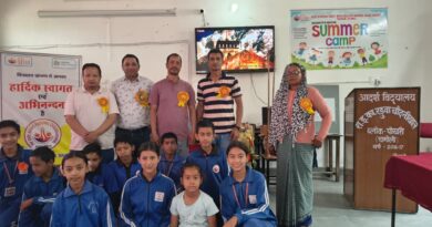 राजकीय इंटर कॉलेज रडुवां चांदनीखाल में समर कैंप-2026 शुरू