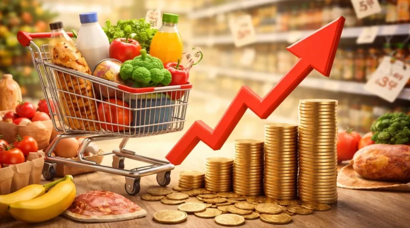 मार्च की तुलना में अप्रैल 2026 में खुदरा मुद्रास्फीति बढ़ी, महंगाई का ग्राफ ऊपर चढ़ा