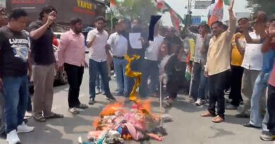 चंपावत घटना के विरोध में कांग्रेस का प्रदर्शन