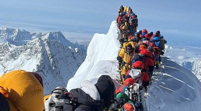 24 घंटे में एवरेस्ट पर रिकॉर्ड 274 आरोहण, तीन भारतीय भी शामिल