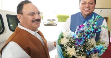 केंद्रीय मंत्री जे.पी. नड्डा पहुंचे देहरादून