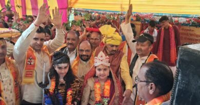 शिव मंदिर देवाल में राम कथा शुरू