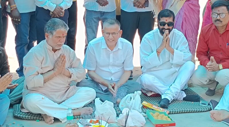 गौचर मिनी स्टेडियम पर फिर सियासत, तीसरे भूमि पूजन पर कांग्रेस ने उठाए सवाल
