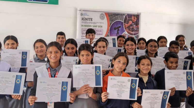 तपोवन इंटर कॉलेज के समर कैंप में विद्यार्थियों ने दिखाई नवाचार और रचनात्मकता