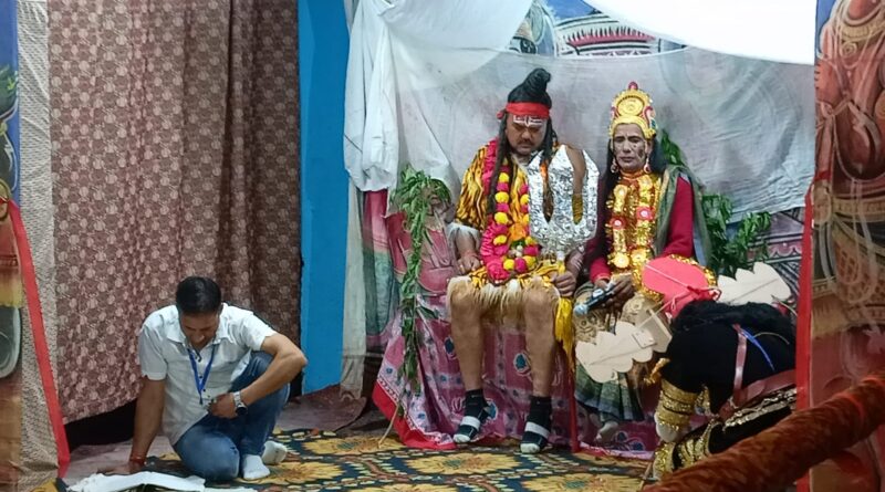 पोखरी बाजार में रामलीला का शुरू, प्रथम दिवस राम जन्म लीला का मंचन