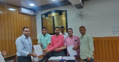 रावलजाड़ मंदिर के संरक्षण एवं विकास को लेकर जिलाधिकारी को ज्ञापन