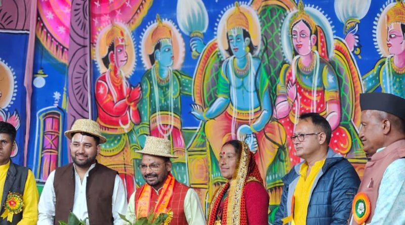 बेराधार में 17 वर्षों बाद फिर गूंजी रामलीला की स्वर लहरियां