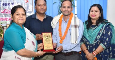 नरेंद्रनगर महाविद्यालय में स्वागत एवं विदाई सम्मान समारोह आयोजित