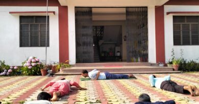 अंतरराष्ट्रीय योग दिवस पर पोखरी पीजी कॉलज में योगाभ्यास, स्वस्थ जीवन का दिया संदेश