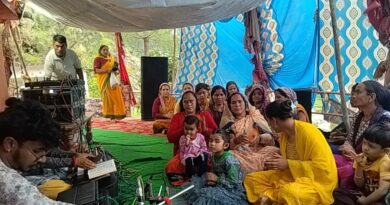 नंदानगर के सेरा गांव में श्रीरामचरितमानस अखंड पाठ शुरू