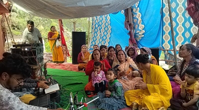 नंदानगर के सेरा गांव में श्रीरामचरितमानस अखंड पाठ शुरू