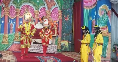 बेराधार में बाली-सुग्रीव युद्ध और बाली वध का प्रभावशाली मंचन
