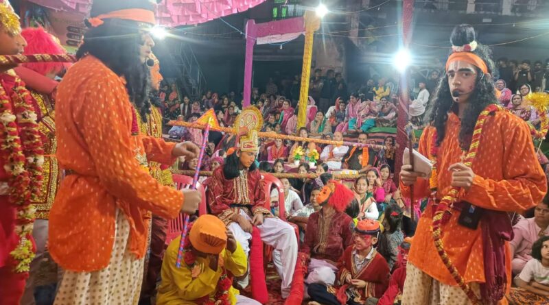पोखरी में अंगद-रावण संवाद और लक्ष्मण शक्ति लीला ने मोहा मन, देर रात तक डटे रहे दर्शक