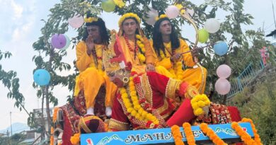 राम भरत मिलाप के साथ ही बेराधार की रामलीला सम्पन्न