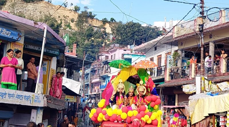 राजतिलक की भव्य झांकी के साथ पोखरी की 11 दिवसीय रामलीला संपन्न