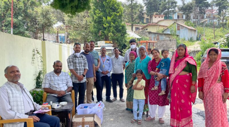 निःशुल्क नेत्र परीक्षण शिविर में 70 मरीजों की जांच, छह मोतियाबिंद रोगियों का होगा निःशुल्क ऑपरेशन