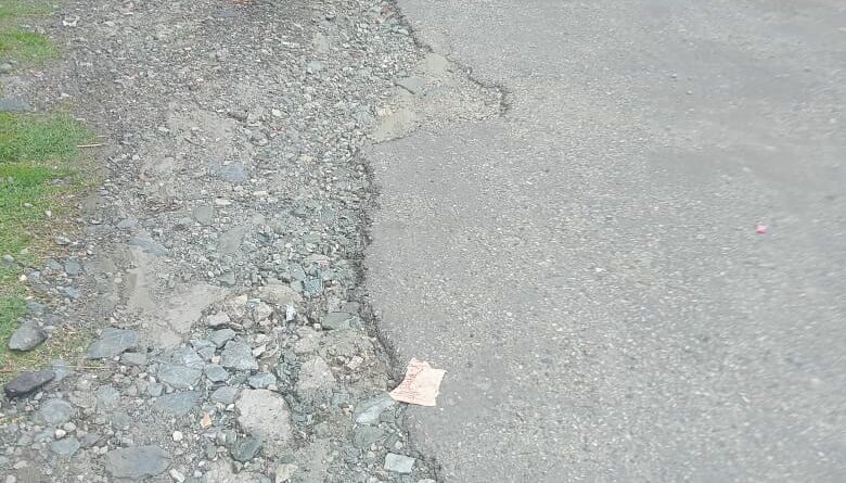 पोखरी-हापला-गोपेश्वर मोटर मार्ग बदहाल, गहरे गड्ढों में तब्दील