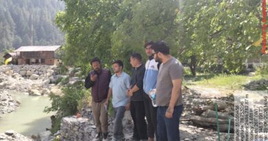 भागीरथी के बढ़ते जलस्तर से हर्षिल में कटाव का खतरा, 100 मीटर क्षेत्र में होंगे सुरक्षात्मक कार्य