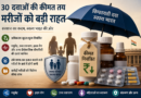 30 दवाएं होंगी सस्ती : मधुमेह, हृदय रोग और उच्च रक्तचाप के मरीजों को मिलेगी राहत