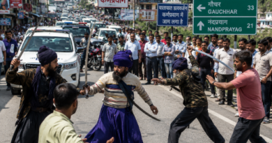 कर्णप्रयाग में निहंगों का तांडव, तलवारों से चार लोग घायल; विरोध में बदरीनाथ हाईवे तीन घंटे जाम