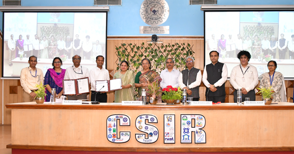सात सीएसआईआर प्रौद्योगिकियां को उद्योग लाइसेंस प्राप्त; भारतीय निर्देशक द्रव्य जारी किए गए और क्वांटम सेंसिंग घटक डीआरडीओ को सौंपे गए