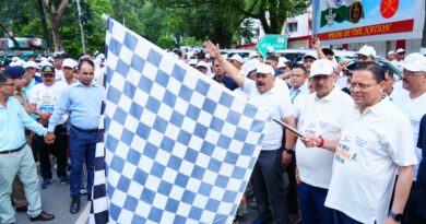 मुख्यमंत्री धामी ने ‘रन फॉर कारगिल हीरोज’ मैराथॉन को दिखायी हरी झंडी