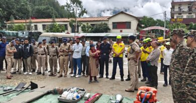उत्तराखंड  में मॉनसूनी आपदाओं से निपटने की तैयारियां परखीं गयीं