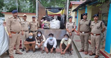 नौटी में 8 लाख की विद्युत सामग्री चोरी का खुलासा, चोरी का पूरा माल बरामद; चार आरोपी गिरफ्तार