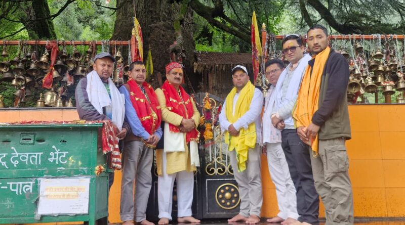 लाटू धाम पहुंचे बीकेटीसी उपाध्यक्ष, नंदा राजजात की तैयारियां समय से पूरी करने की अपील