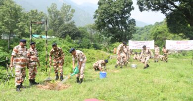 हरेला पर आईटीबीपी की आठवीं वाहिनी ने किया वृक्षारोपण, पर्यावरण संरक्षण का दिया संदेश