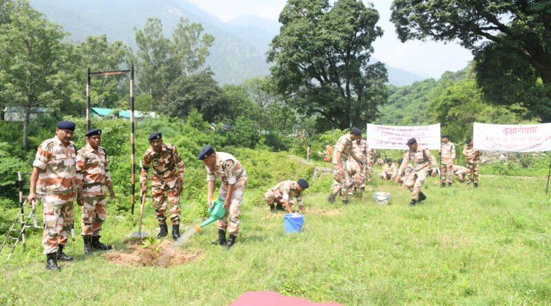 हरेला पर आईटीबीपी की आठवीं वाहिनी ने किया वृक्षारोपण, पर्यावरण संरक्षण का दिया संदेश
