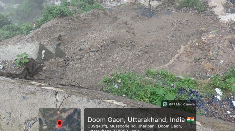 लगातार बारिश से उत्तराखंड में जनजीवन प्रभावित, देहरादून–मसूरी मार्ग अग्रिम आदेश तक बंद