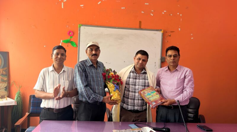 उपनिदेशक पद पर पदोन्नति पर विनोद सिंह मटूड़ा को दी भावभीनी विदाई
