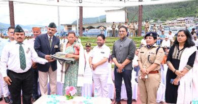 कारगिल विजय दिवस के अवसर पर उत्तरकाशी में वीर सपूतों को किया गया नमन