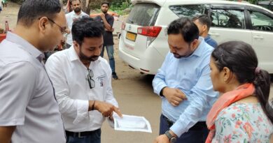 कुंभ मेला 2027 की तैयारियों को लेकर निर्माण कार्यों का स्थलीय निरीक्षण