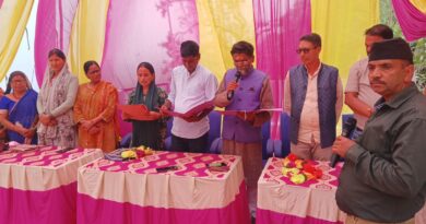 नगर पंचायत पोखरी में नामित सभासदों ने ली शपथ