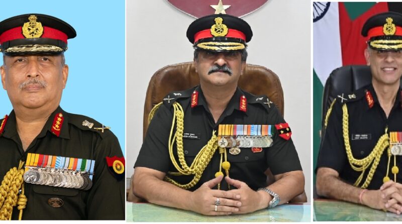 नए थल सेनाध्यक्ष के कार्यभार संभालने के बाद शीर्ष सैन्य नेतृत्व में महत्वपूर्ण नियुक्तियां