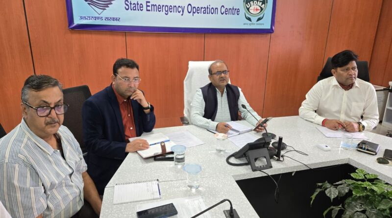 ऑरेंज अलर्ट के बीच उत्तराखंड में हाई अलर्ट, सभी जिलों को सतर्क रहने के निर्देश