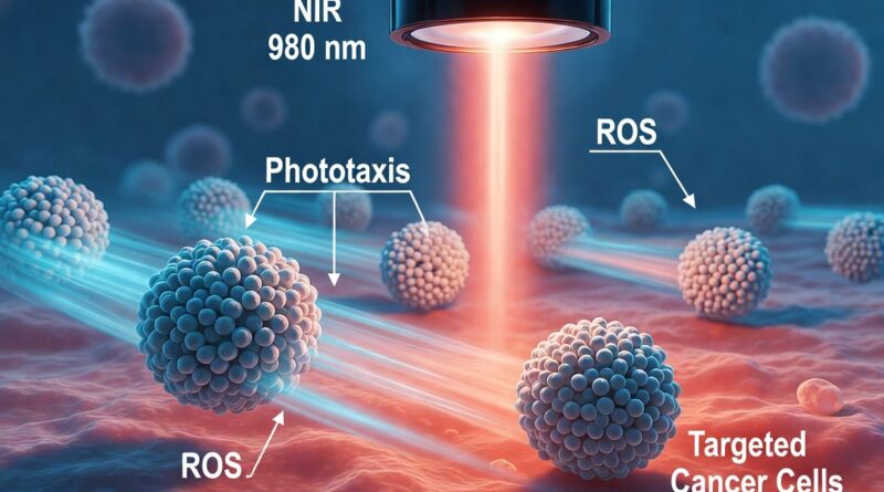 Light-activated nano-robots can help targeted breast cancer therapy
