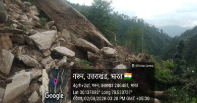 भूस्खलन से डुंग्री–रतगांव मोटर मार्ग बंद, पांच हजार की आबादी प्रभावित