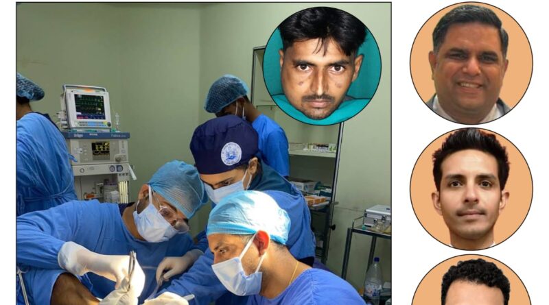 डाक्टरों ने पैर की हड्डी से बना डाला जबड़ा