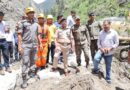 तमक नाले का जिलाधिकारी ने किया स्थलीय निरीक्षण, राहत एवं बचाव कार्यों का लिया जायजा