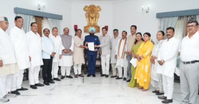 हल्द्वानी ‘शुद्धिकरण यज्ञ’ पर कार्यवाही न होने पर कांग्रेसी मिले राज्यपाल को